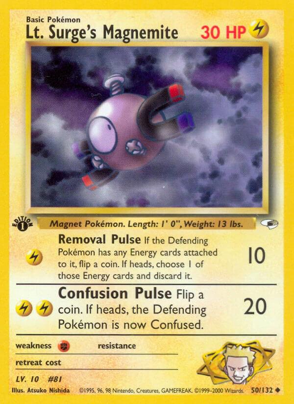 Lt. Surge's Magnemite [1st-Edition]